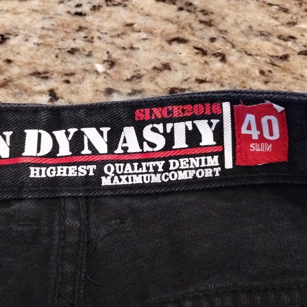 Lion Dynasty New Orleans Saints Moto Jeans Sz 40 - Picture 9 of 11